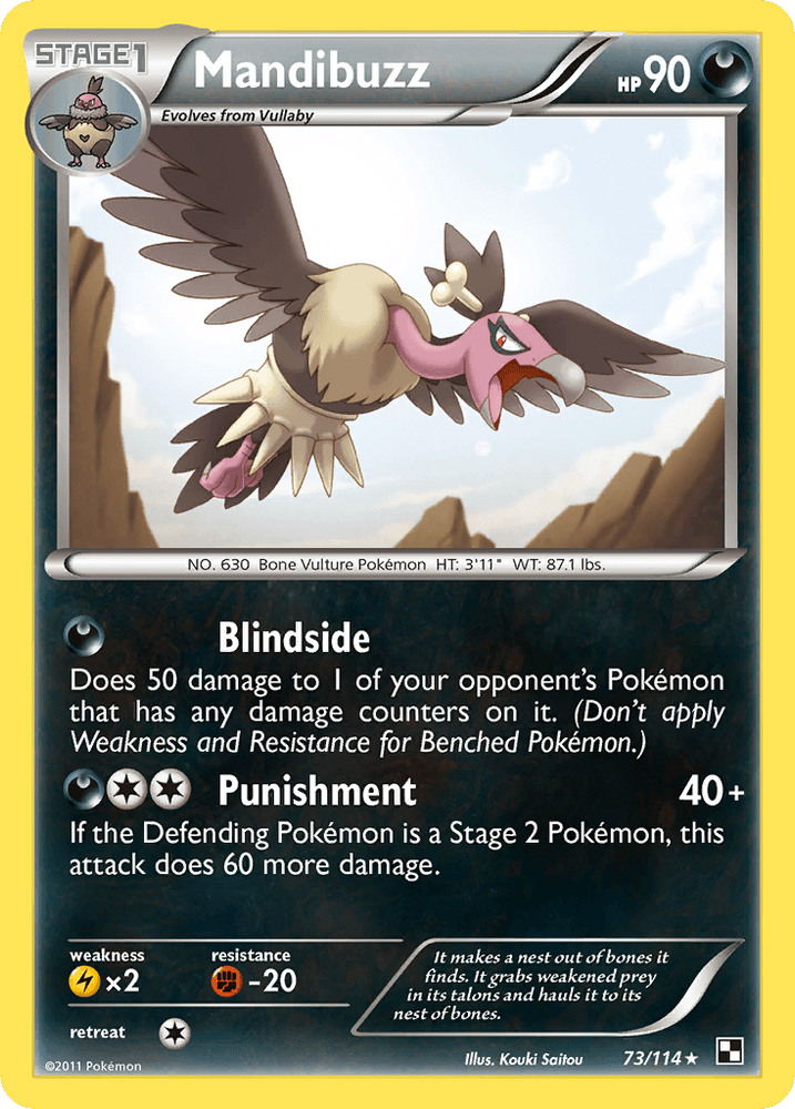 Mandibuzz (73/114) [Black & White: Base Set] (Online Only)