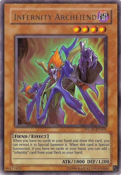 Infernity Archfiend [WC09-EN001] Ultra Rare (ONLINE ORDER ONLY)
