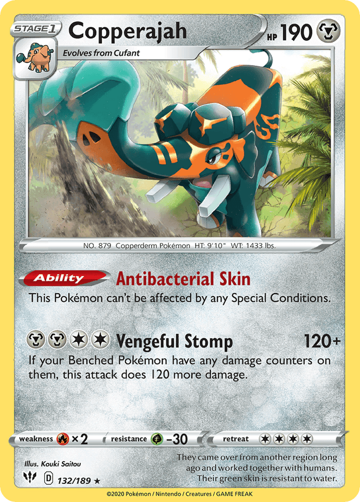 Copperajah (132/189) [Sword & Shield: Darkness Ablaze] (Online Only)