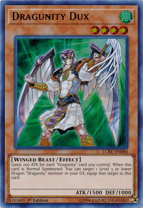 Dragunity Dux [LCKC-EN084] Ultra Rare (ONLINE ORDER ONLY)