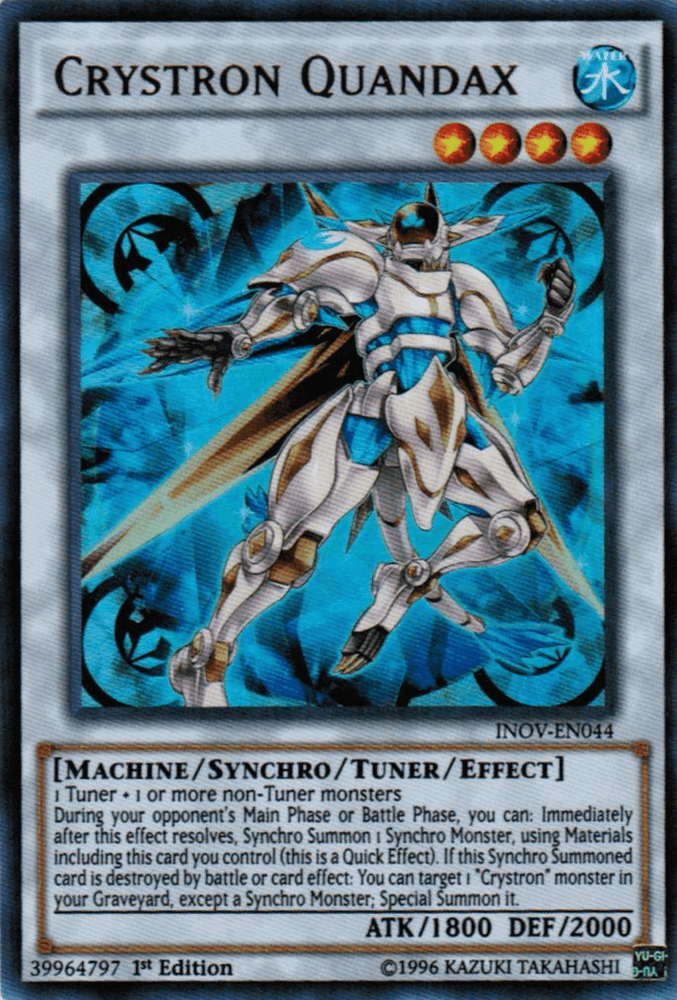 Crystron Quandax [INOV-EN044] Ultra Rare (ONLINE ORDER ONLY)