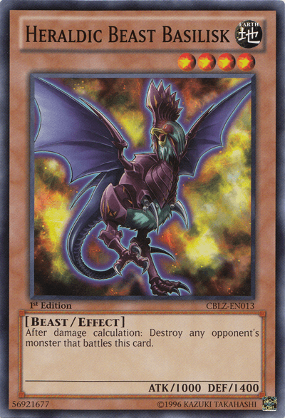 Heraldic Beast Basilisk [CBLZ-EN013] Common (ONLINE ORDER ONLY)