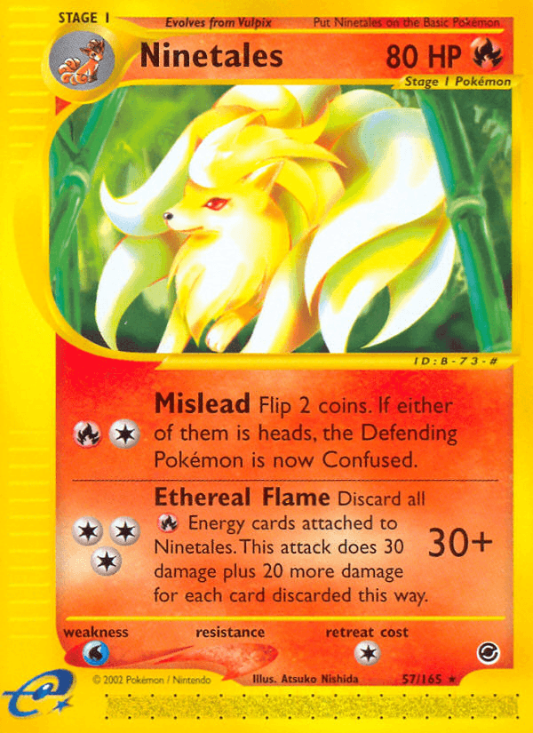 Ninetales (57/165) [Expedition: Base Set] (Online Only)