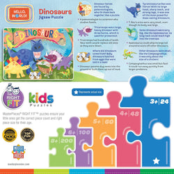Hello, World! - Dinosaurs 24 Piece Jigsaw Puzzle (ONLINE ORDER ONLY)