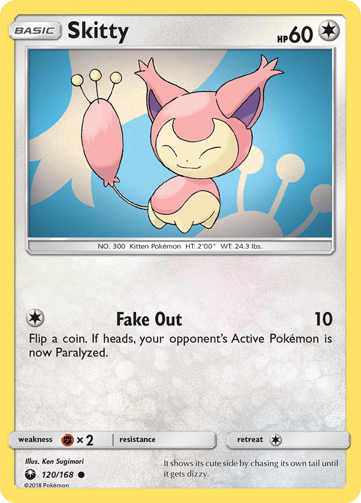 Skitty (120/168) [Sun & Moon: Celestial Storm] (Online Only)