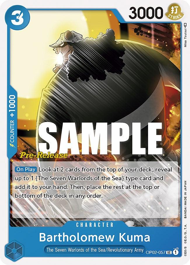 Bartholomew Kuma [Paramount War Pre-Release Cards] (ONLINE ORDER ONLY)