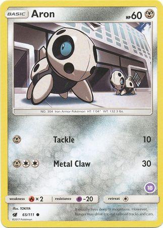 Aron (65/111) (Deck Exclusive #18) [Sun & Moon: Trainer Kit - Alolan Sandslash] (Online Only)