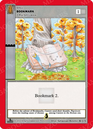 Bookmark (Lightning) [Cryptid Nation: Wilderness First Edition Release Event Deck]