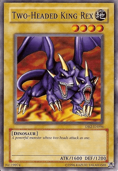 Two-Headed King Rex [DB2-EN096] Common (ONLINE ORDER ONLY)