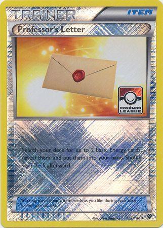 Professor's Letter (123/146) (League Promo) [XY: Base Set] (Online Only)