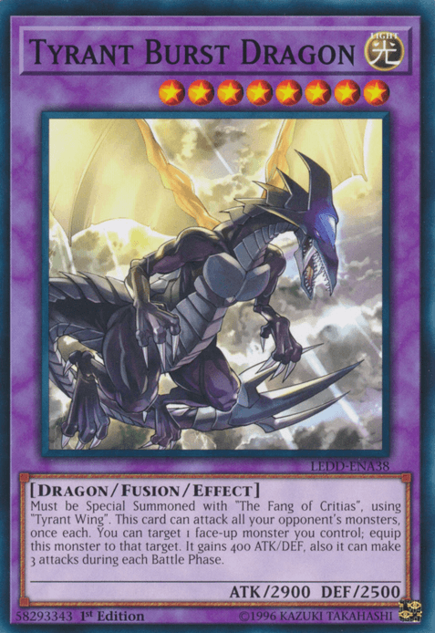 Tyrant Burst Dragon [LEDD-ENA38] Common (ONLINE ORDER ONLY)