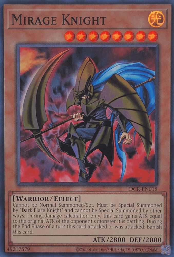 Mirage Knight (25th Anniversary) [DCR-EN018] Super Rare (ONLINE ORDER ONLY)
