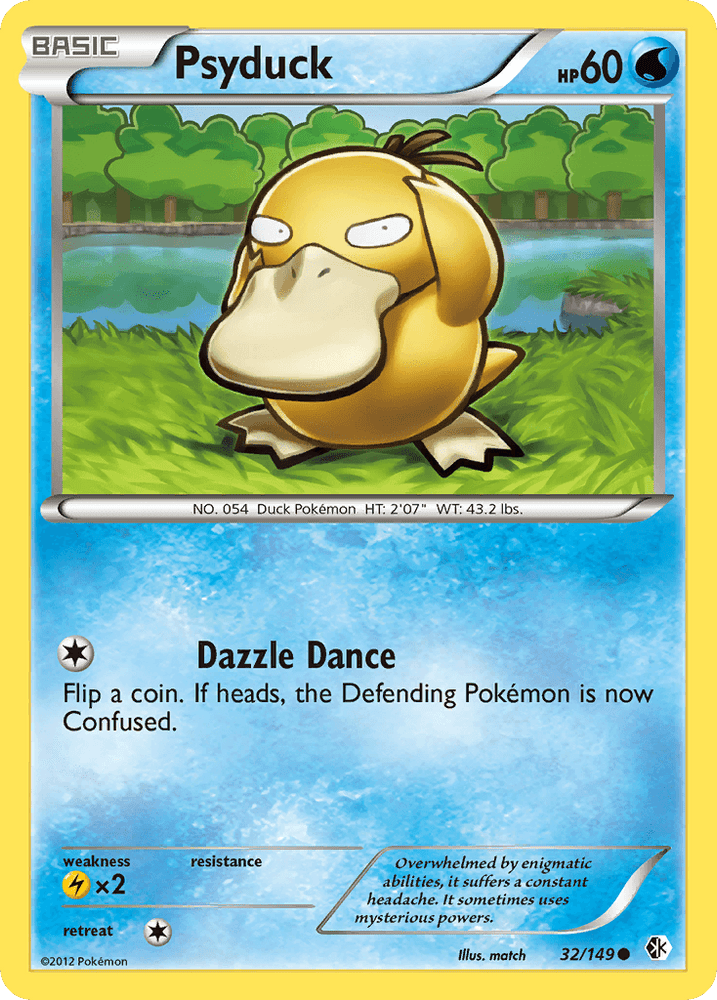Psyduck (32/149) [Black & White: Boundaries Crossed] (Online Only)