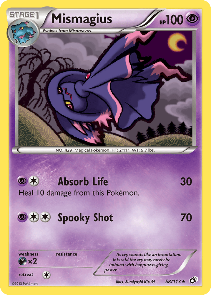 Mismagius (58/113) [Black & White: Legendary Treasures] (Online Only)
