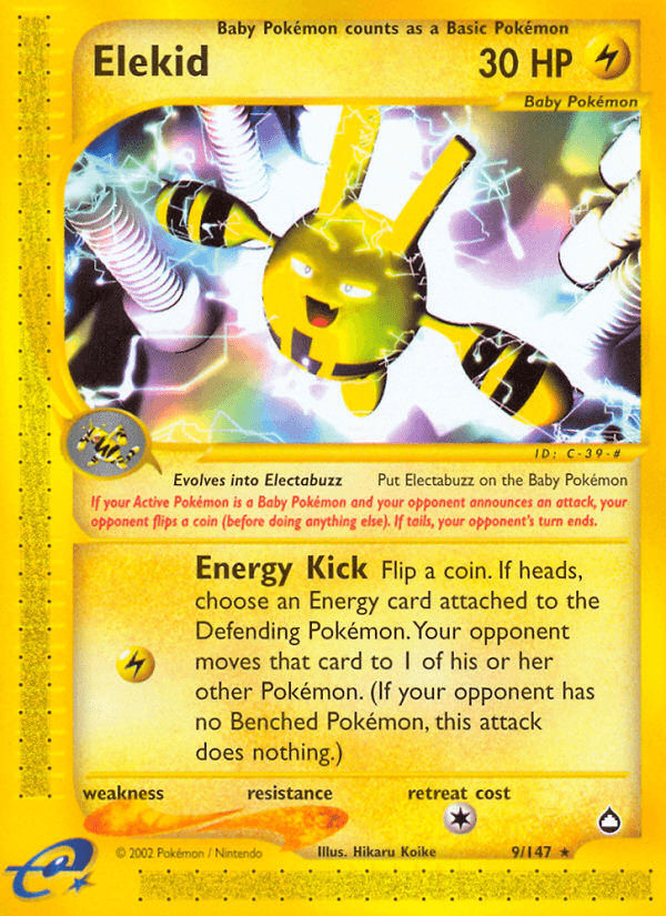 Elekid (9/147) [Aquapolis] (Online Only)