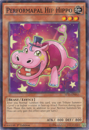 Performapal Hip Hippo [SP15-EN015] Shatterfoil Rare (ONLINE ORDER ONLY)