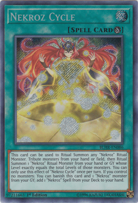 Nekroz Cycle [BLHR-EN086] Secret Rare (ONLINE ORDER ONLY)