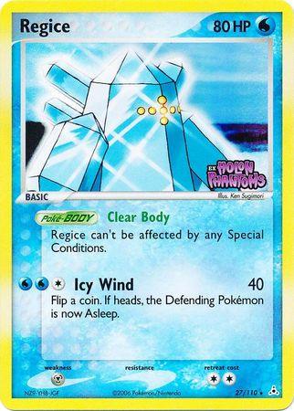 Regice (27/110) (Stamped) [EX: Holon Phantoms] (Online Only)