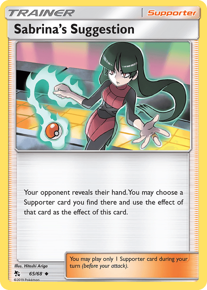 Sabrina's Suggestion (65/68) [Sun & Moon: Hidden Fates] (Online Only)