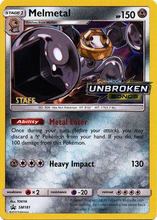 Melmetal (SM181) (Staff Prerelease Promo) [Sun & Moon: Black Star Promos] (Online Only)