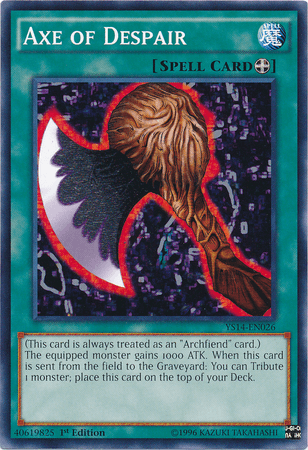 Axe of Despair [YS14-EN026] Common (ONLINE ORDER ONLY)