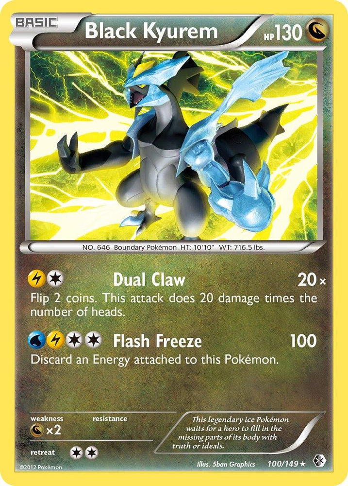 Black Kyurem (100/149) (Theme Deck Exclusive) [Black & White: Boundaries Crossed] (Online Only)