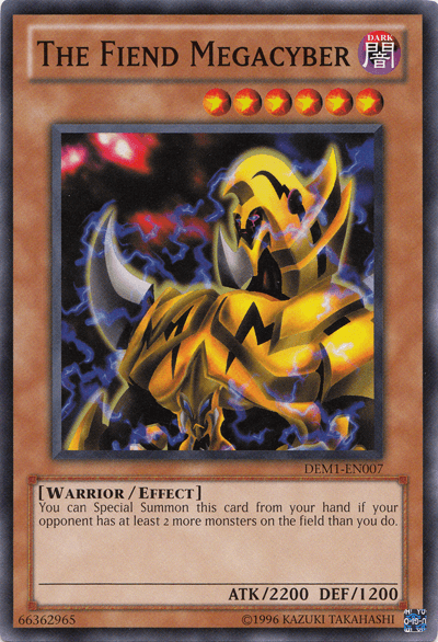 The Fiend Megacyber [DEM1-EN007] Common (ONLINE ORDER ONLY)