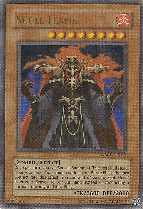 Skull Flame [WB01-EN002] Super Rare (ONLINE ORDER ONLY)