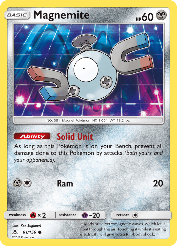 Magnemite (81/156) [Sun & Moon: Ultra Prism] (Online Only)