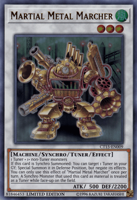 Martial Metal Marcher [CT15-EN009] Ultra Rare (ONLINE ORDER ONLY)