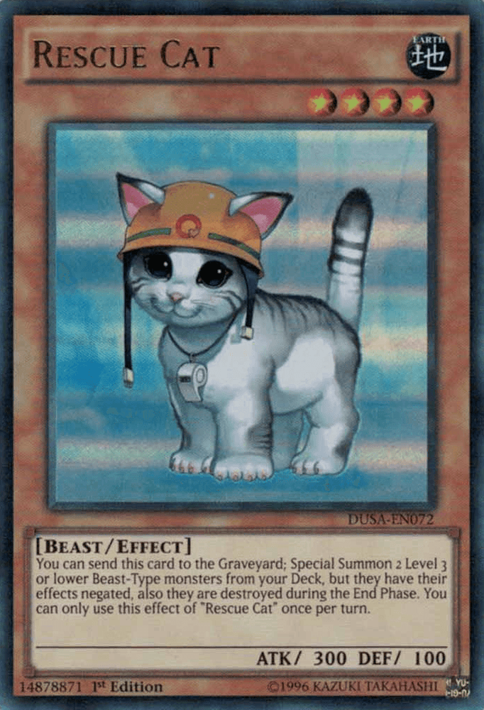 Rescue Cat [DUSA-EN072] Ultra Rare (ONLINE ORDER ONLY)