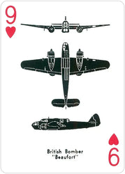 World War II Airplane Spotter Playing Cards Deck (ONLINE ORDER ONLY)