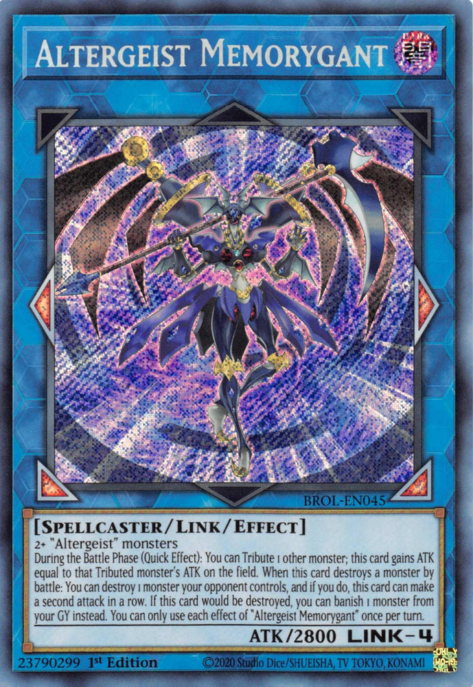 Altergeist Memorygant [BROL-EN045] Secret Rare (ONLINE ORDER ONLY)
