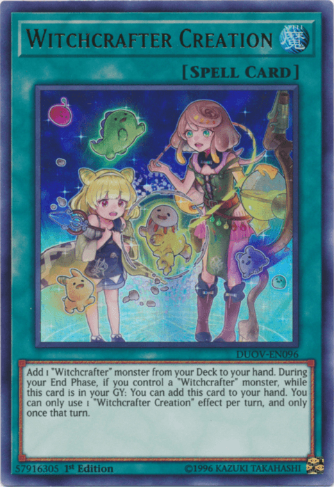 Witchcrafter Creation [DUOV-EN096] Ultra Rare (ONLINE ORDER ONLY)