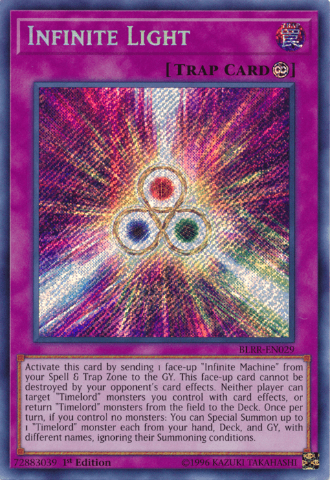 Infinite Light [BLRR-EN029] Secret Rare (ONLINE ORDER ONLY)