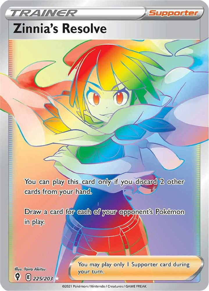 Zinnia's Resolve (225/203) [Sword & Shield: Evolving Skies] (Online Only)