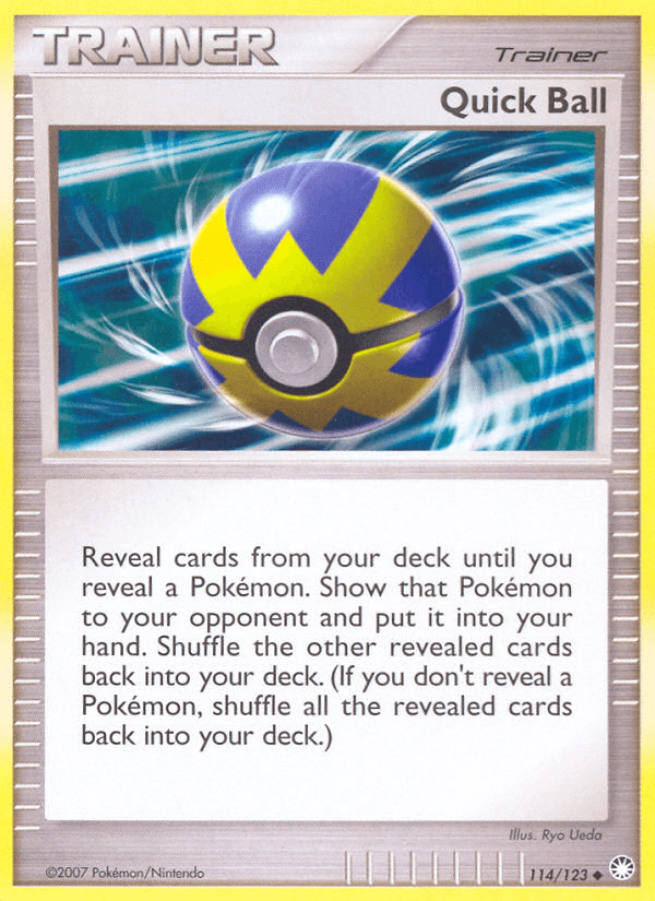 Quick Ball (114/123) [Diamond & Pearl: Mysterious Treasures] (Online Only)