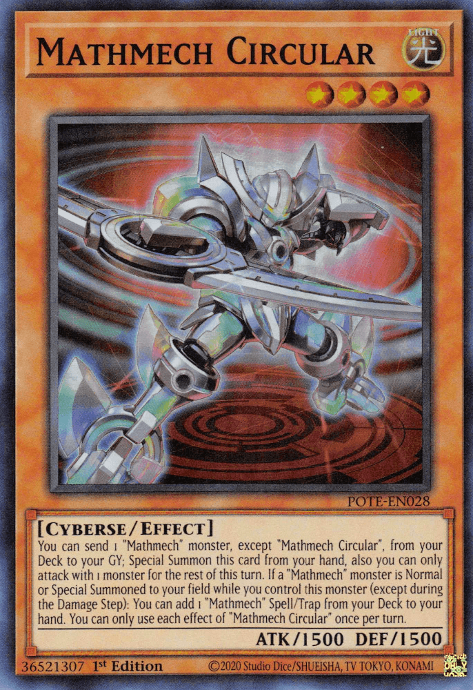 Mathmech Circular [POTE-EN028] Super Rare (ONLINE ORDER ONLY)