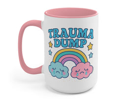 Trauma Dump Retro Mug (ONLINE ORDER ONLY)