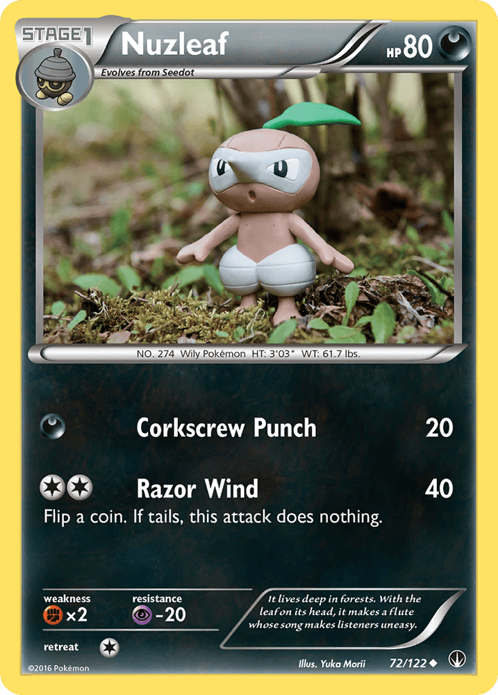Nuzleaf (72/122) [XY: BREAKpoint] (Online Only)
