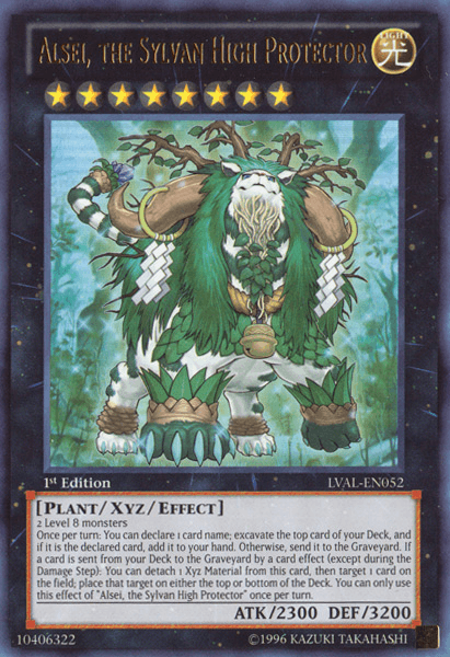 Alsei, the Sylvan High Protector [LVAL-EN052] Ultra Rare (ONLINE ORDER ONLY)
