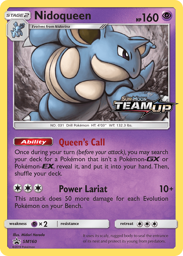 Nidoqueen (SM160) [Sun & Moon: Black Star Promos] (Online Only)