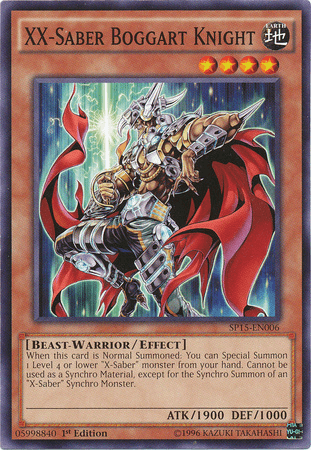 XX-Saber Boggart Knight [SP15-EN006] Common (ONLINE ORDER ONLY)