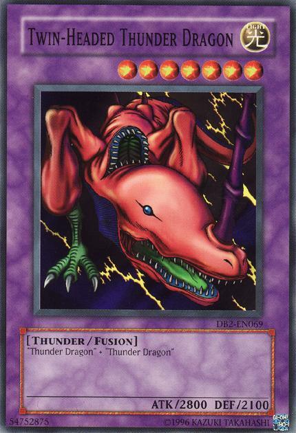Twin-Headed Thunder Dragon [DB2-EN069] Common (ONLINE ORDER ONLY)