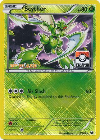 Scyther (4/108) (League Promo 3rd Place) [Black & White: Dark Explorers] (Online Only)