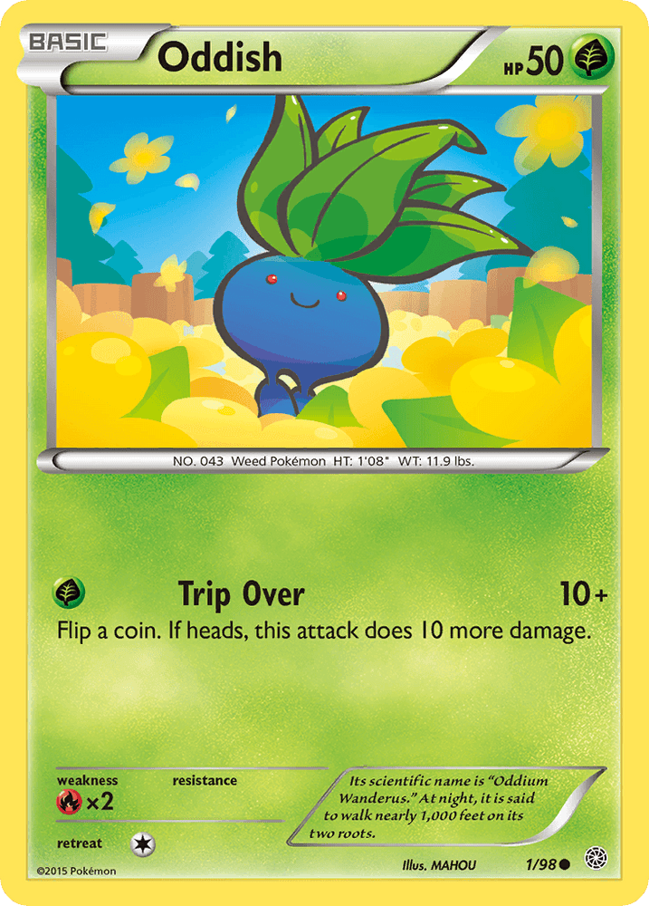 Oddish (1/98) [XY: Ancient Origins] (Online Only)