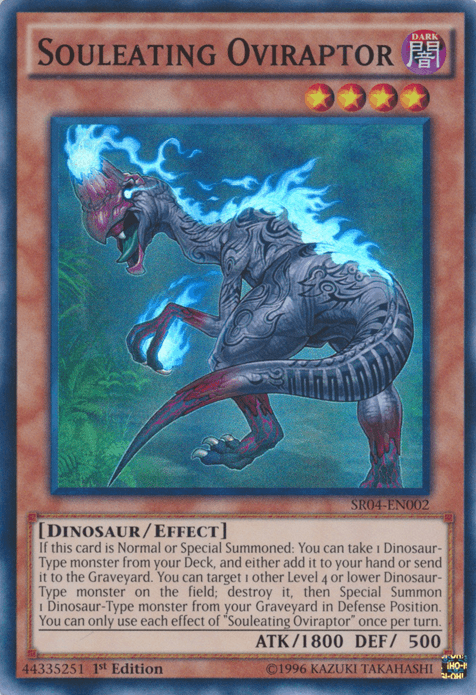 Souleating Oviraptor [SR04-EN002] Super Rare (ONLINE ORDER ONLY)