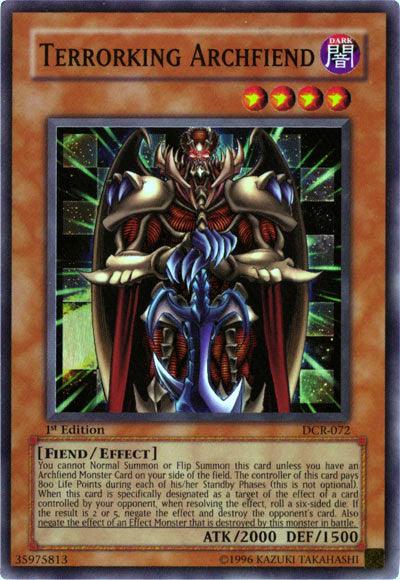 Terrorking Archfiend [DCR-072] Super Rare (ONLINE ORDER ONLY)