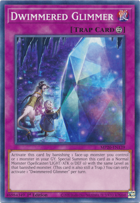 Dwimmered Glimmer [MP20-EN139] Common (ONLINE ORDER ONLY)