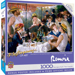 MasterPieces of Art - Luncheon of the Boating Party 1000 Piece Jigsaw Puzzle (ONLINE ORDER ONLY)